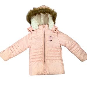Faux Fur Hooded 4T Winter Coat
